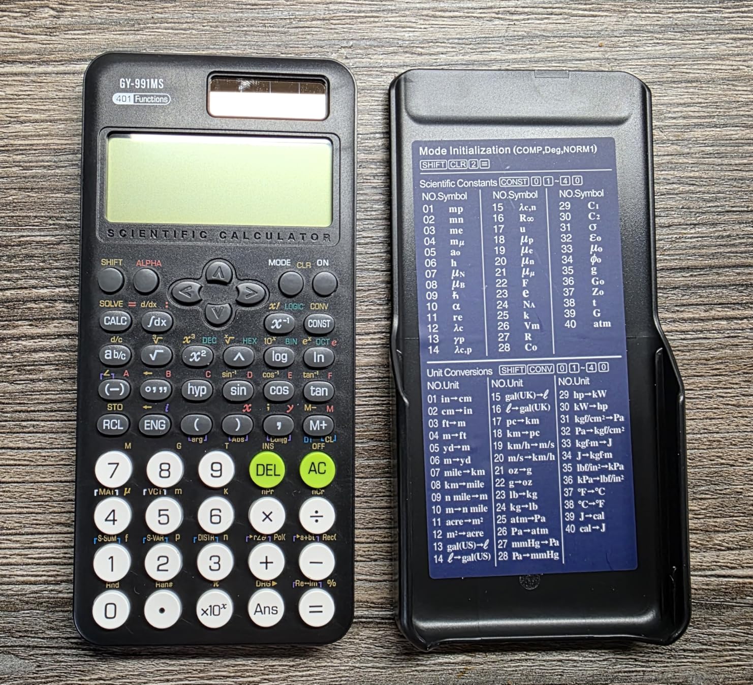 Scientific Calculator For Secondary School - Kalkulator naukowy szkolny 991MS, 401 funkcji
