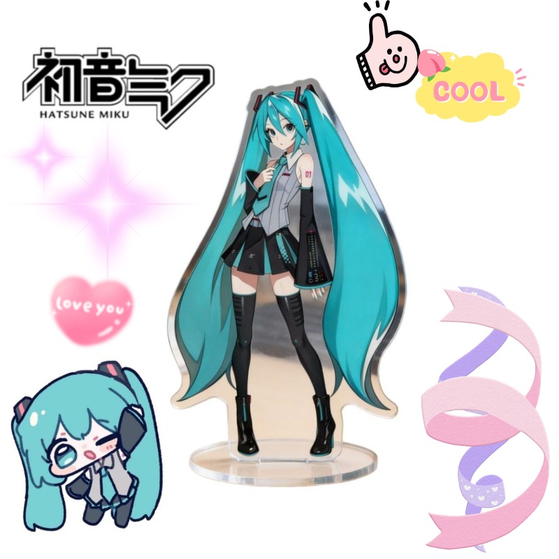Desk Accessories - Hatsune Miku 10cm Akrylowy Stojak Urocza