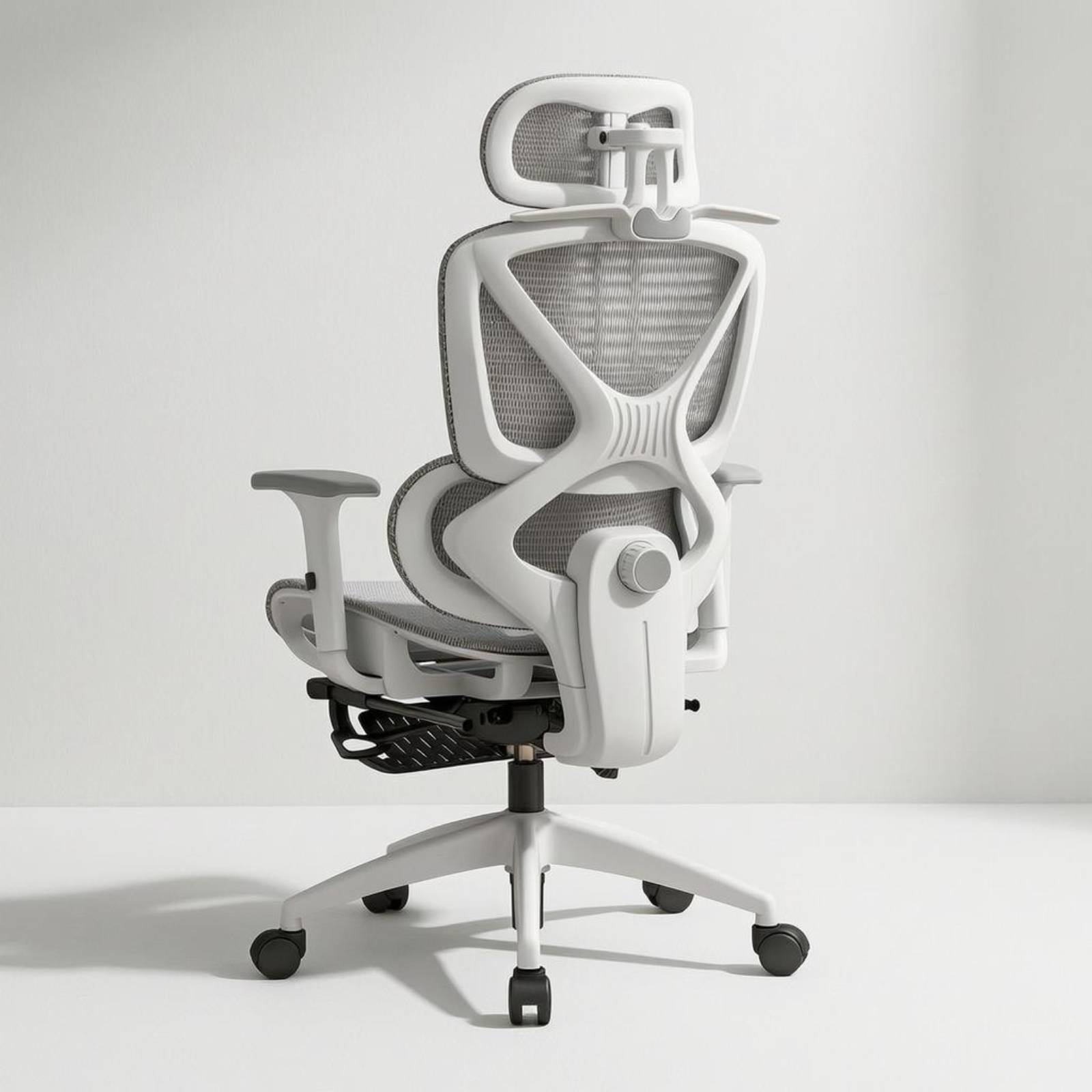 Office Furniture - Ergonomiczne krzesło biurowe z siatkowym oparciem,
