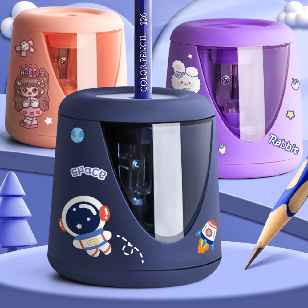 Electric Pencil Sharpener Usb - Artykuły biurowe i szkolne z dekoracyjnymi