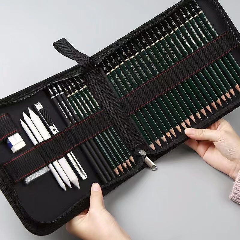 Aesthetic Large Pencil Case Pouch - 36/48/72 piórnik szkolne estetyczne pisak do