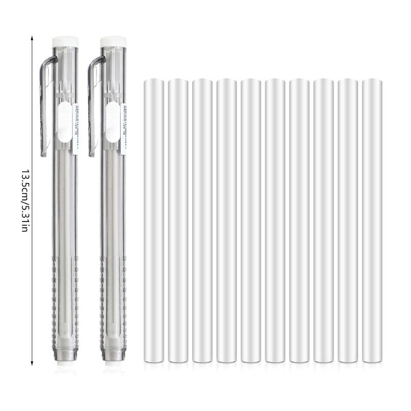 12x Gumki w kształcie pióra Wy – Retractable Eraser Pen Click recenzja i cena