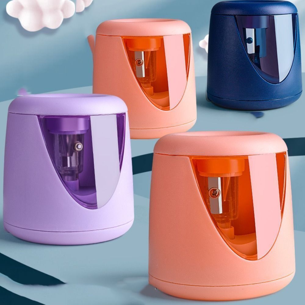 z ozdobną naklejką, zasilana b – Electric Pencil Sharpener Usb recenzja i cena