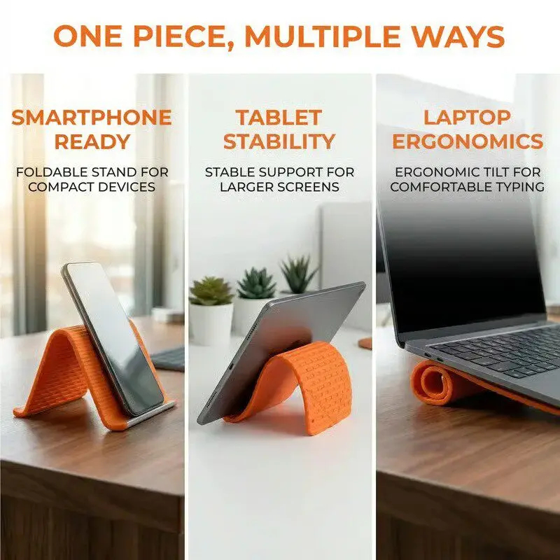 Silikonowy składany stojak na  – Desk Accessories recenzja i cena