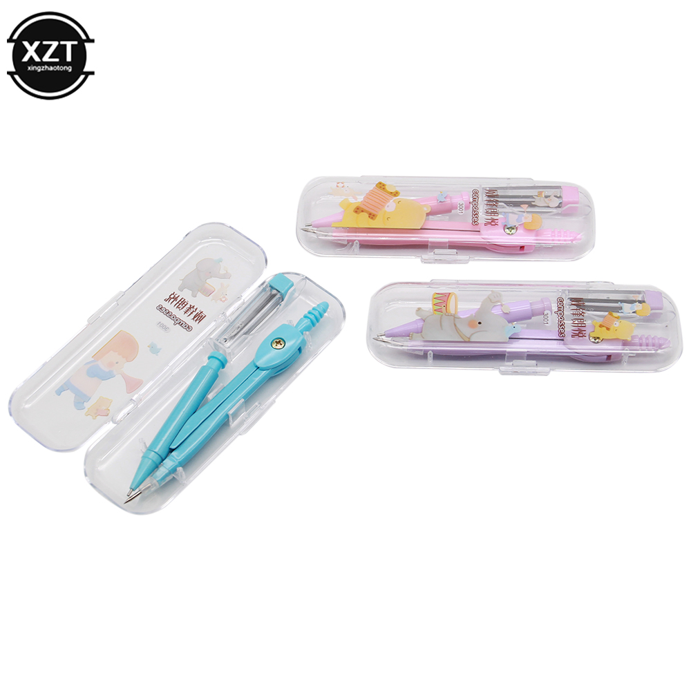 Szkoła kompas ładna dziewczyna – Math Geometry Set With Compass recenzja i cena