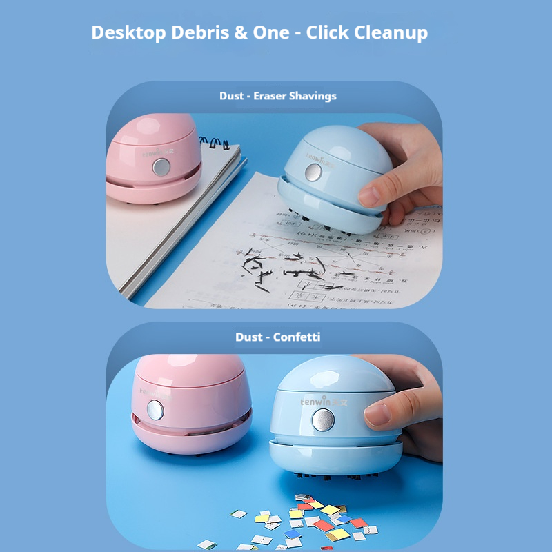Tenwin Mini Odkurzacz Ręczny B – Mini Desktop Vacuum Cleaner For Eraser Dust recenzja i cena