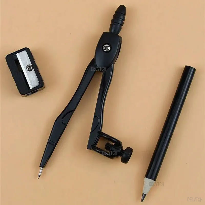 3 szt. Zestaw metalowych kompa – Math Geometry Set With Compass recenzja i cena