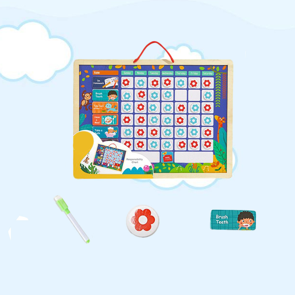 Edukacyjna tablica magnetyczna – Kids Magnetic Reward Chart Board recenzja i cena