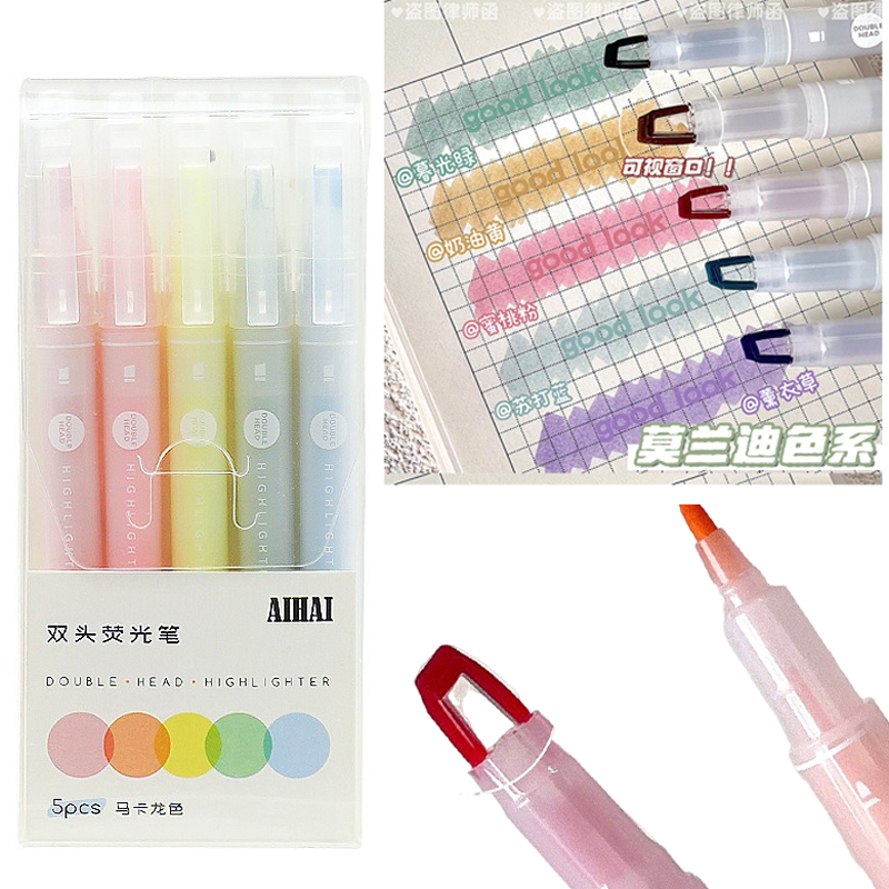 5-25 Kolorów/Zestaw Dwustronne – Pastel Highlighter Set Double Ended recenzja i cena