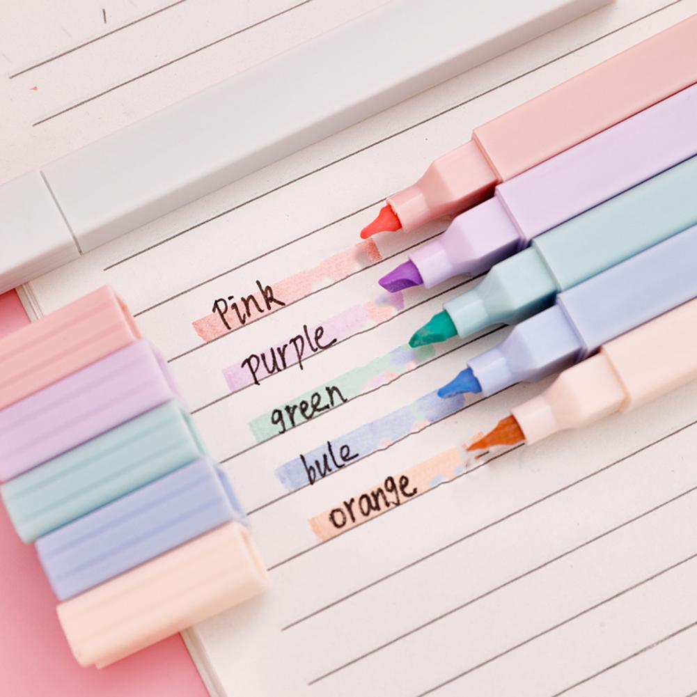 Kolorowe zakreślacze 6 szt. Ze – Pastel Highlighter Set Double Ended recenzja i cena