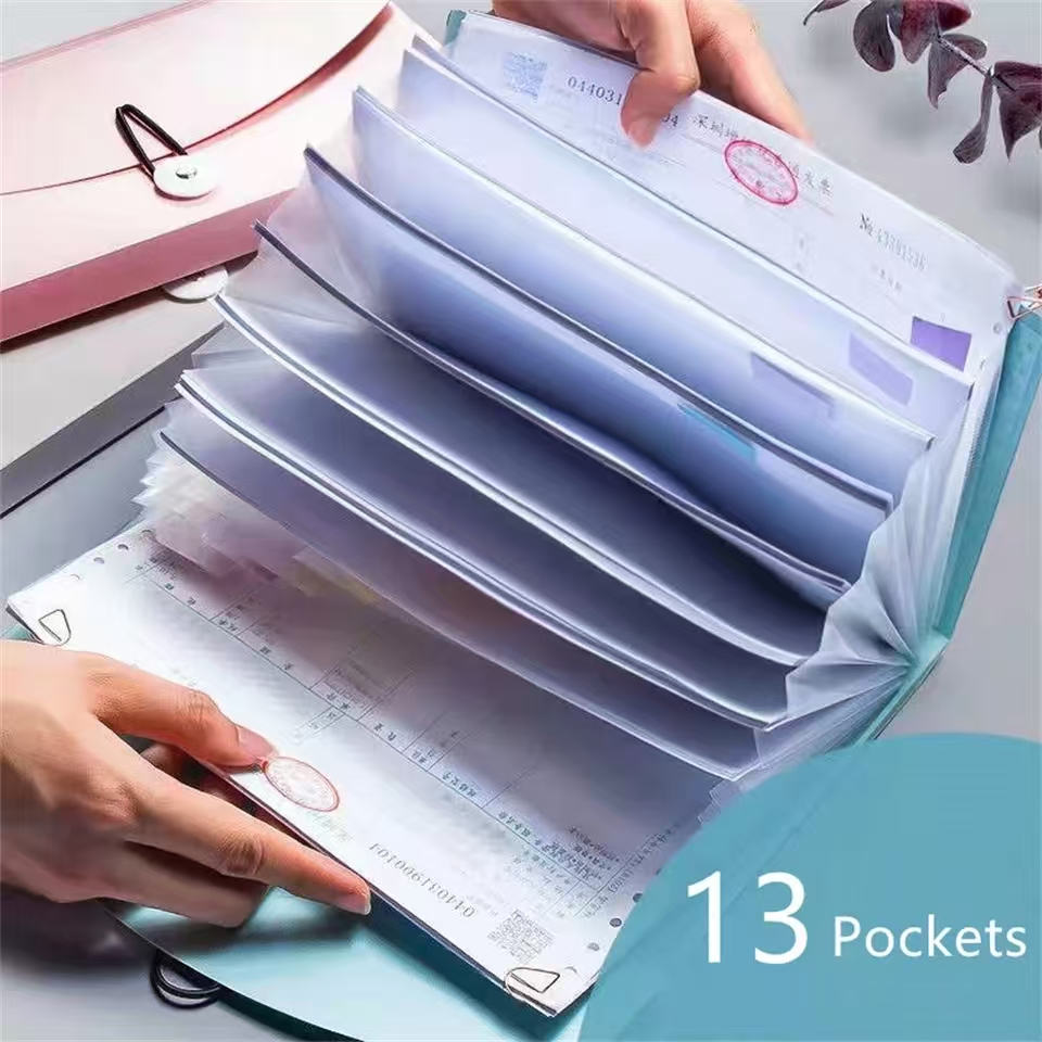 Organizer na dokumenty z 13 pr – Expandable Accordion File Folder 13 Pockets recenzja i cena